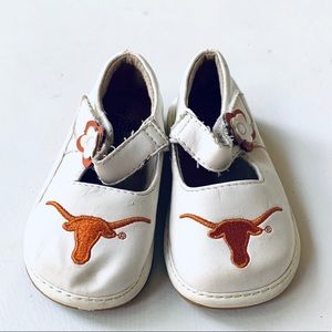 🇺🇸UT Univ Texas Baby Shoes Team Squeaks 5